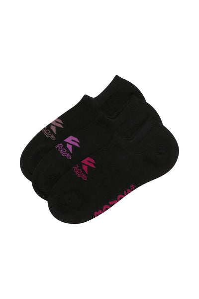Bonds Womens X-Temp No Show Socks 3 Pack - Black