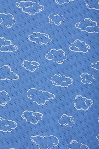 Bonds Wondercool Eyelet Zip Romper - Dreamy Clouds