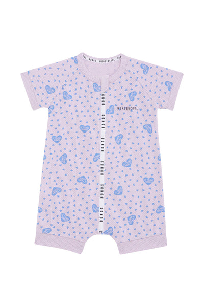 Bonds Wondercool Eyelet Zip Romper - Bonds Endless Love