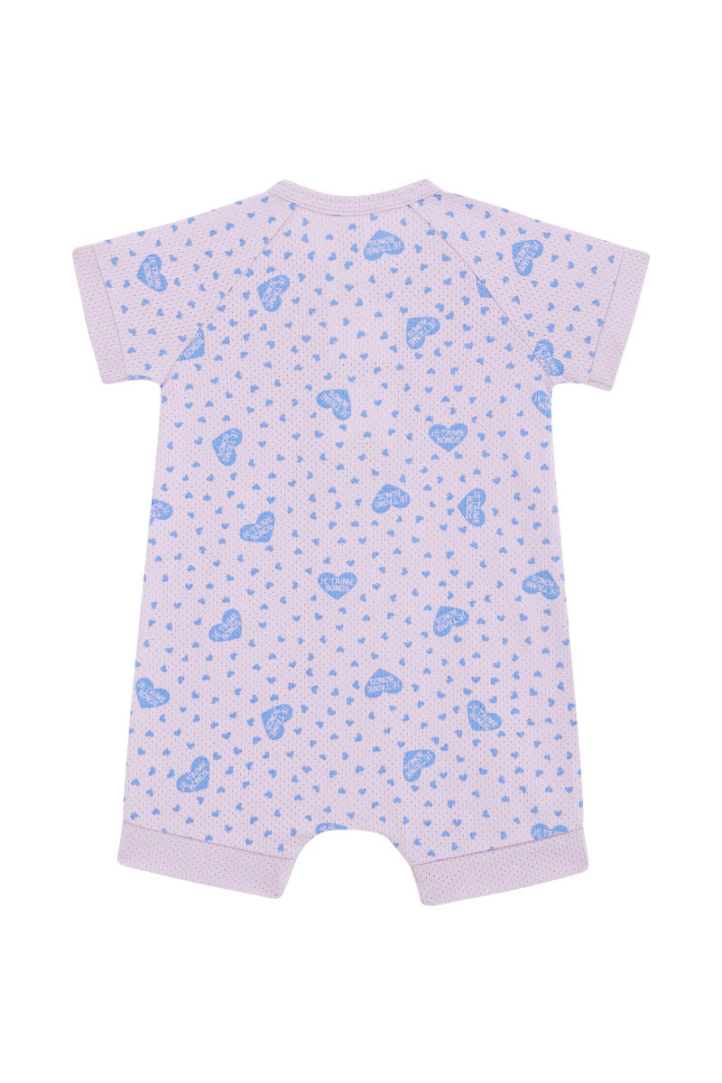 Bonds Wondercool Eyelet Zip Romper - Bonds Endless Love