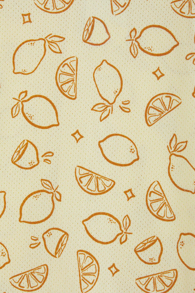 Bonds Wondercool Eyelet Zip Romper - Lemon Blossom