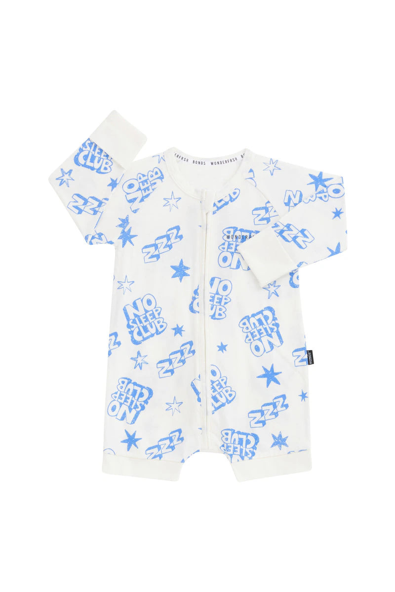Bonds Wonderfrsh Long Sleeve Romper - No Sleep Club