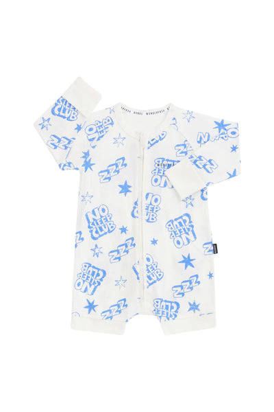 Bonds Wonderfrsh Long Sleeve Romper - No Sleep Club