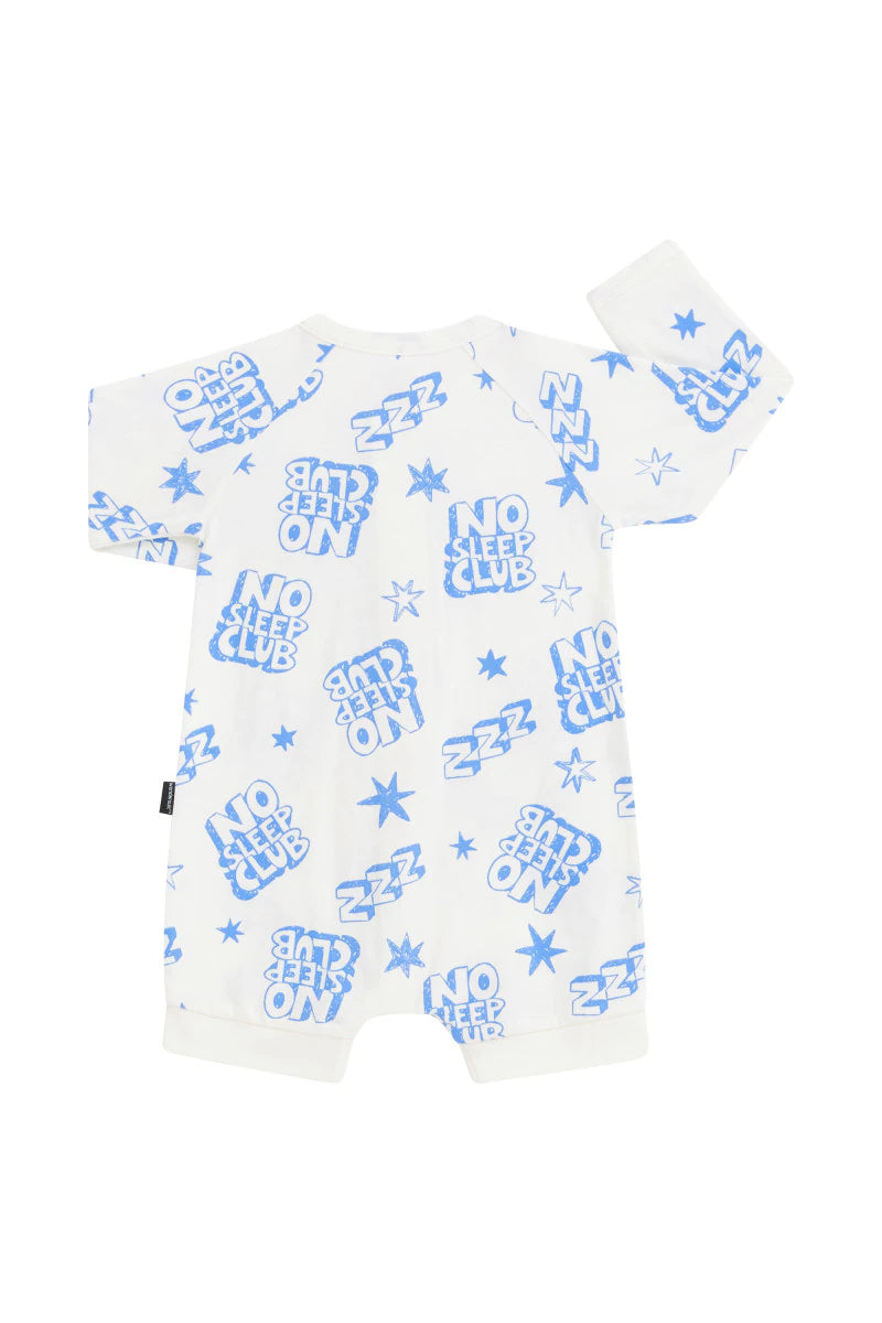Bonds Wonderfrsh Long Sleeve Romper - No Sleep Club