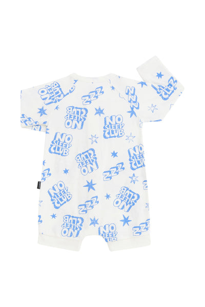 Bonds Wonderfrsh Long Sleeve Romper - No Sleep Club