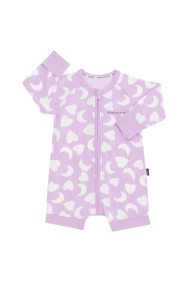 Bonds Wonderfrsh Long Sleeve Romper - Lunar Love