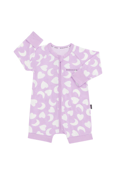 Bonds Wonderfrsh Long Sleeve Romper - Lunar Love