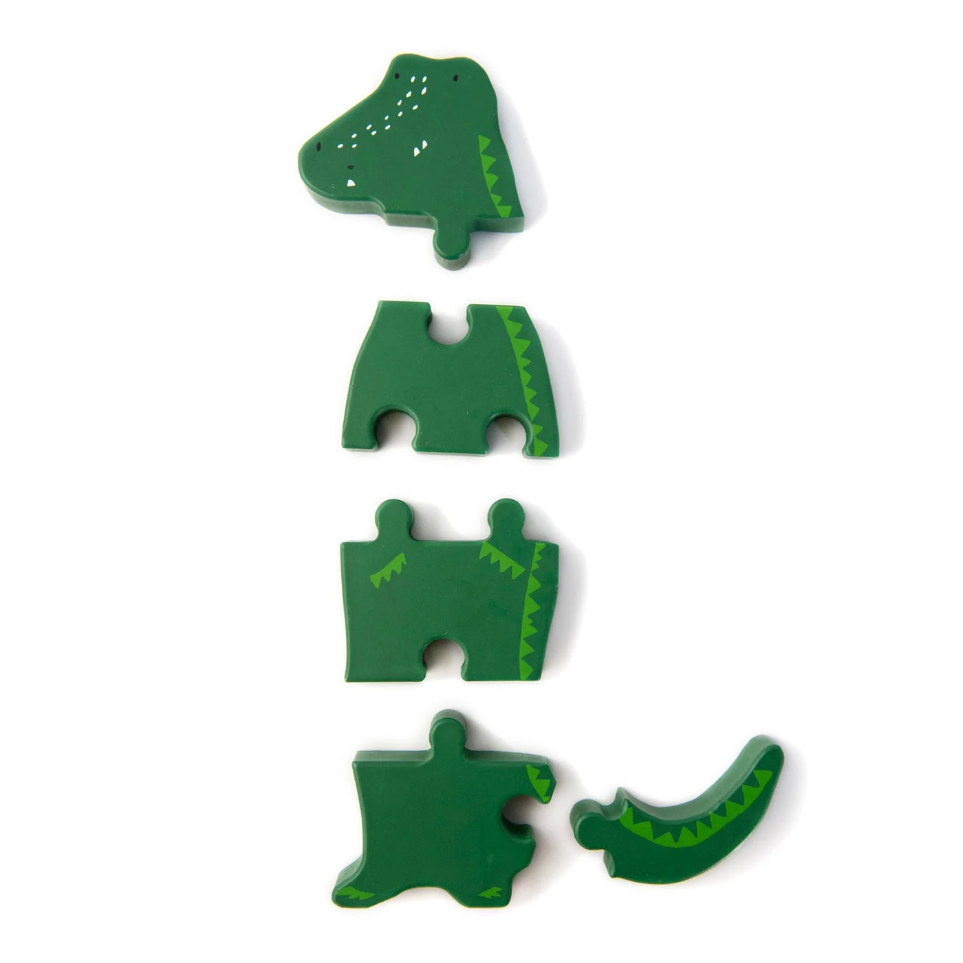 Trixie Wooden body puzzle - Mr. Crocodile