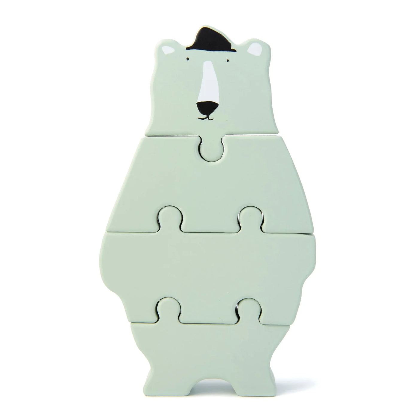 Trixie Wooden body puzzle - Mr. Polar Bear