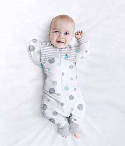 Love To Dream Swaddle Up™ Transition Suit Lite 0.2 TOG - Moon Phases White