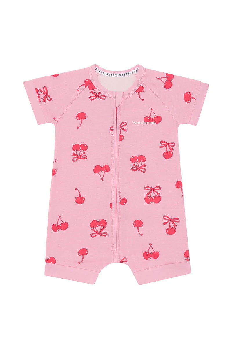 Bonds Zip Romper - Cherrys Bliss Pink