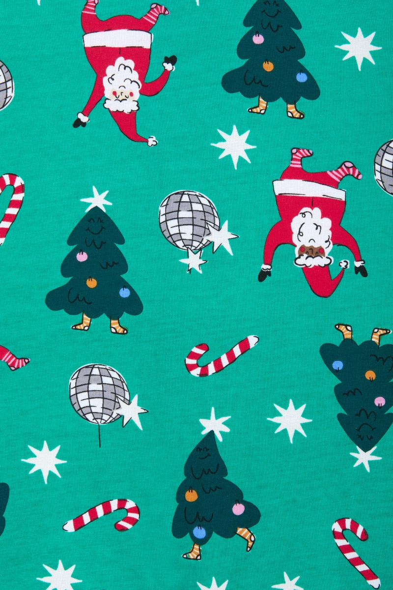 Bonds Zip Romper - Disco Santa Green