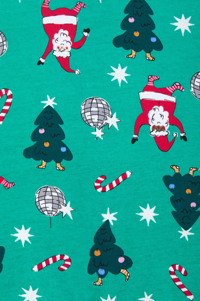 Bonds Zip Romper - Disco Santa Green