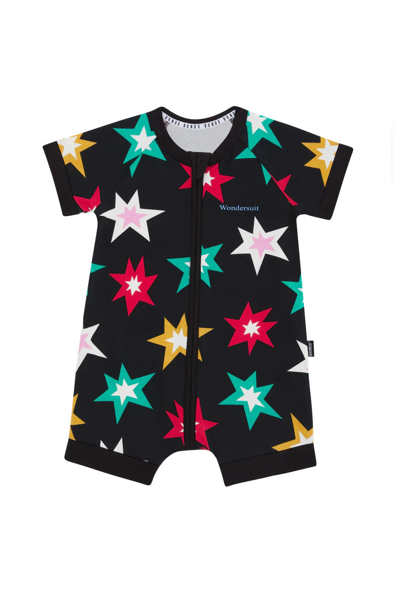 Bonds Zip Romper -  Bonds Fairy Lights Black