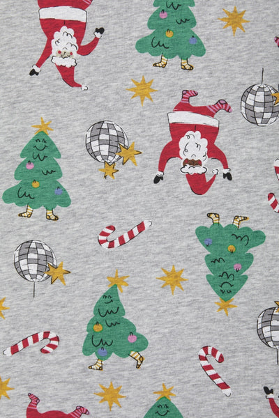 Bonds Zip Romper - Disco Santa Grey