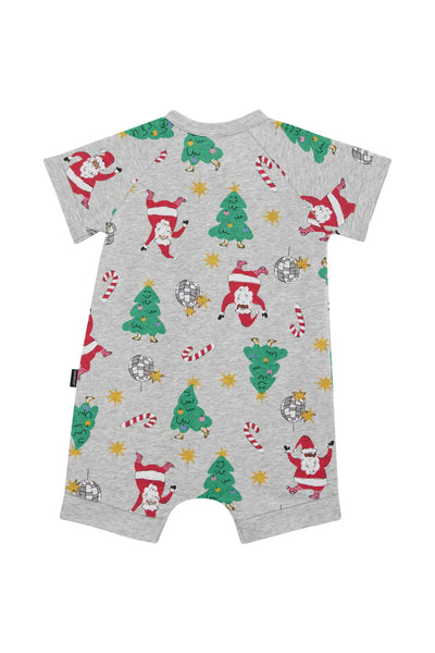Bonds Zip Romper - Disco Santa Grey