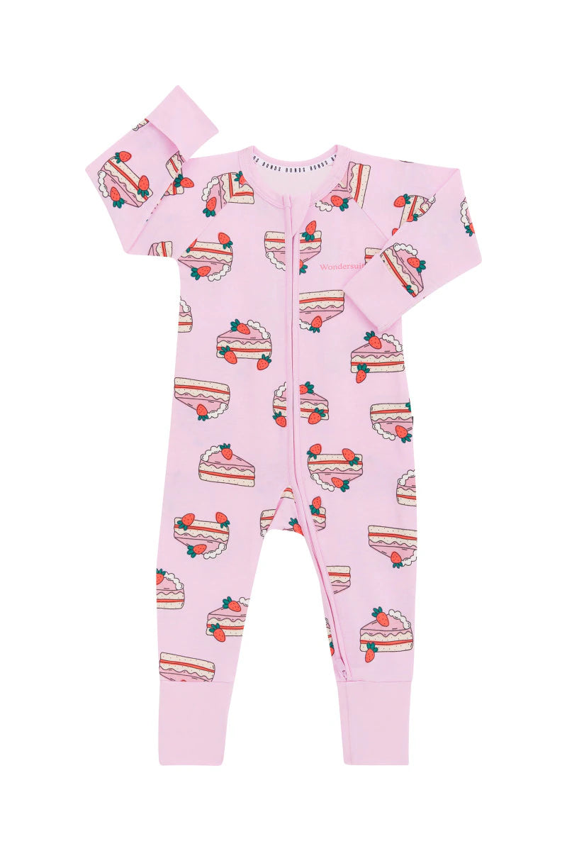 Bonds Zip Wondersuit - Strawberry Sponge