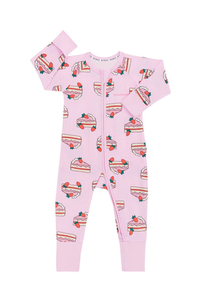 Bonds Zip Wondersuit - Strawberry Sponge