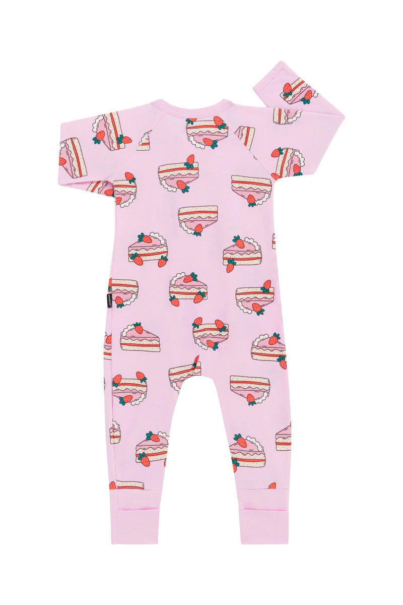 Bonds Zip Wondersuit - Strawberry Sponge