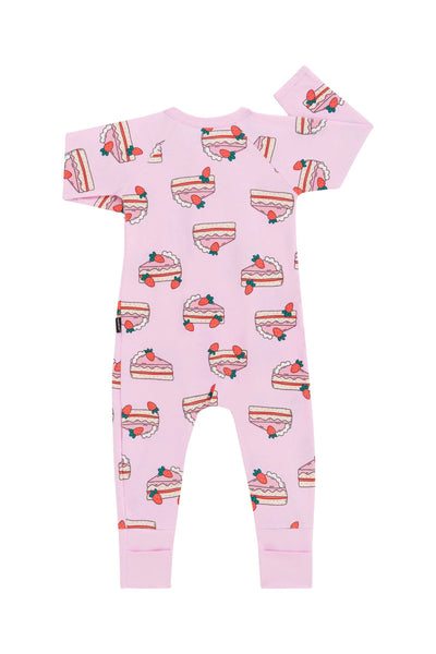 Bonds Zip Wondersuit - Strawberry Sponge