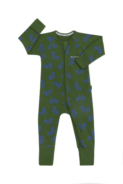 Bonds Zip Wondersuit - Bike Lane