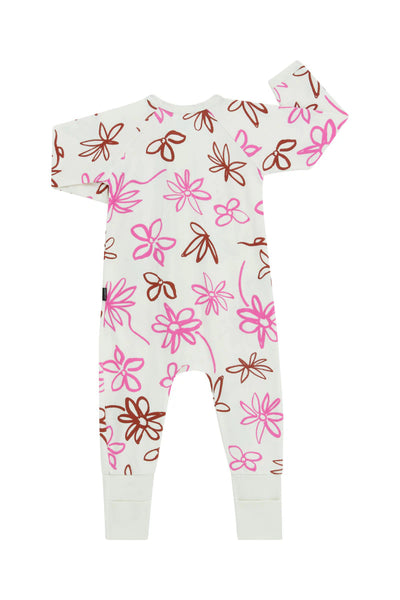 Bonds Zip Wondersuit - Small Floral Doodle