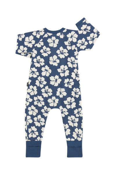 Bonds Zip Wondersuit - Hibiscus Navy