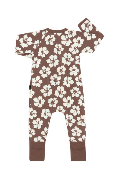 Bonds Zip Wondersuit - Hibiscus Brown