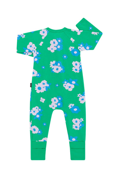 Bonds Zip Wondersuit - Garden Club Green