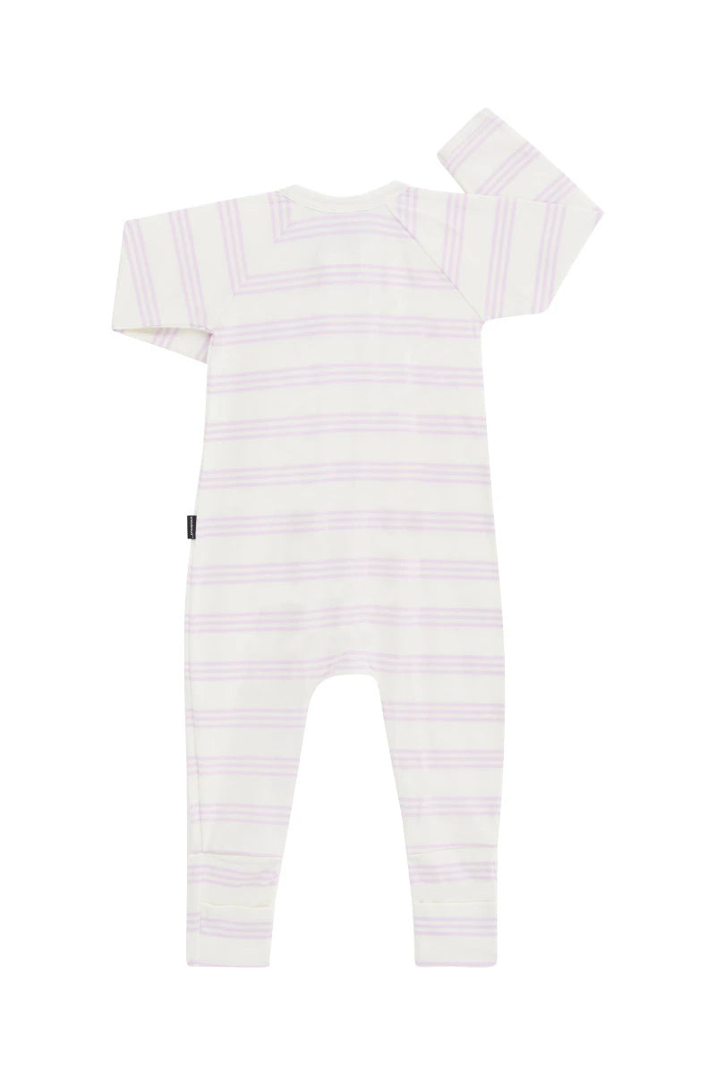 Bonds Zip Wondersuit - Triple Threat Stripe Lilac
