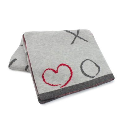 Bubba Blue Silver Mist Bamboo Knit Blanket