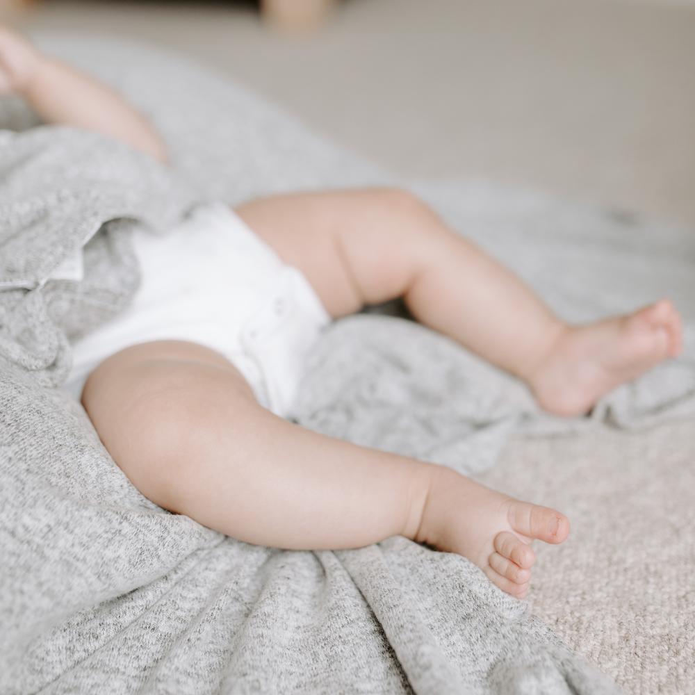 Aden and Anais Snuggle Knit Newborn Swaddle Blanket - Grey