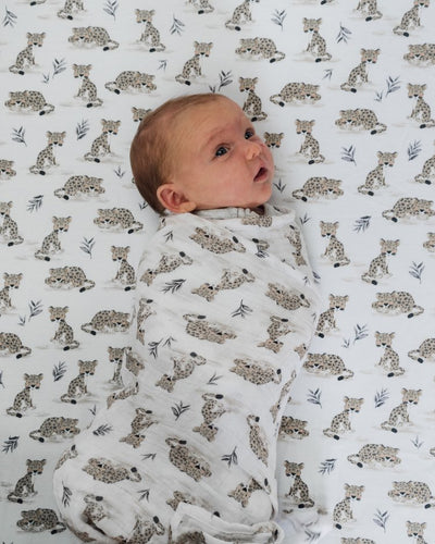 Mister Fly Muslin Wrap - Cheetah