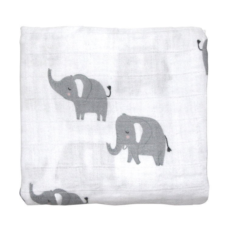Mister Fly Muslin Wrap - Elephant