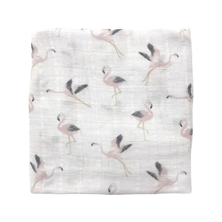 Mister Fly Muslin Wrap - Flamingo