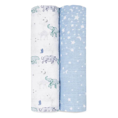 Aden And Anais 2 Pack Classic Swaddle - Rising Star - Outlet Shop For Kids