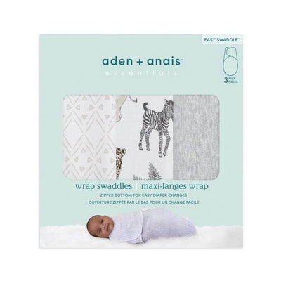Aden and Anais 3 Pack Swaddle Wrap - Toile - Outlet Shop For Kids