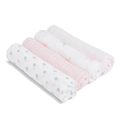Aden and Anais Classic Muslin Swaddles 4 Pack - Doll - Outlet Shop For Kids