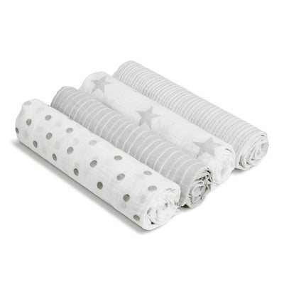 Aden and Anais Classic Muslin Swaddles 4 Pack - Dusty - Outlet Shop For Kids