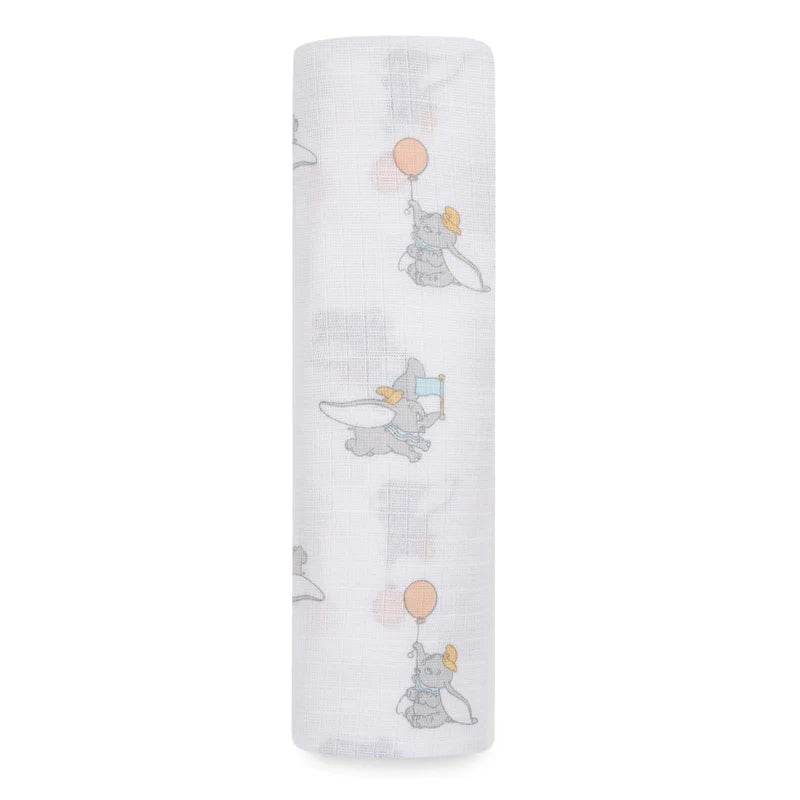 Aden And Anais Essential Disney Classic Single Swaddle - Dumbo New Heights - Outlet Shop For Kids