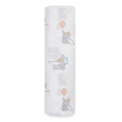 Aden And Anais Essential Disney Classic Single Swaddle - Dumbo New Heights - Outlet Shop For Kids