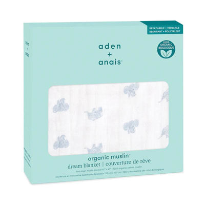 Aden And Anais Organic Dream Blanket - Animal Kingdom - Outlet Shop For Kids