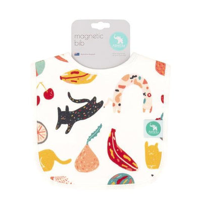 All 4 Ella Magnetic Bib - Cat - Outlet Shop For Kids