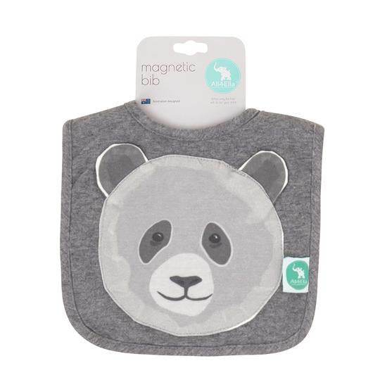 All 4 Ella Magnetic Bib - Panda - Outlet Shop For Kids