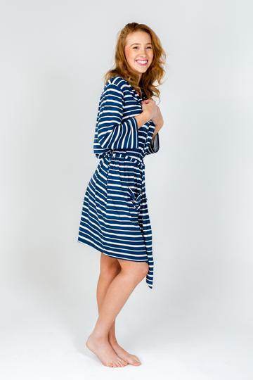 All 4 Ella Mummy Robe - Stripe - Outlet Shop For Kids