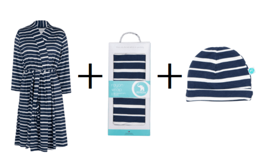 All 4 Ella Mummy Robe - Stripe - Outlet Shop For Kids