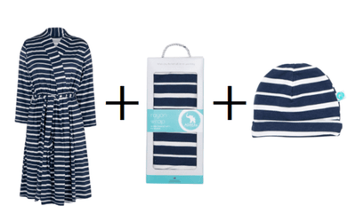 All 4 Ella Mummy Robe - Stripe - Outlet Shop For Kids