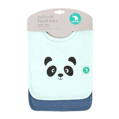 All 4 Ella Pullover Head Bib 2 Pack - Panda/Koala - Outlet Shop For Kids