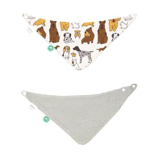 All 4 Ella Reversible Bandana Bibs 2 Pack - Dog Breed - Outlet Shop For Kids