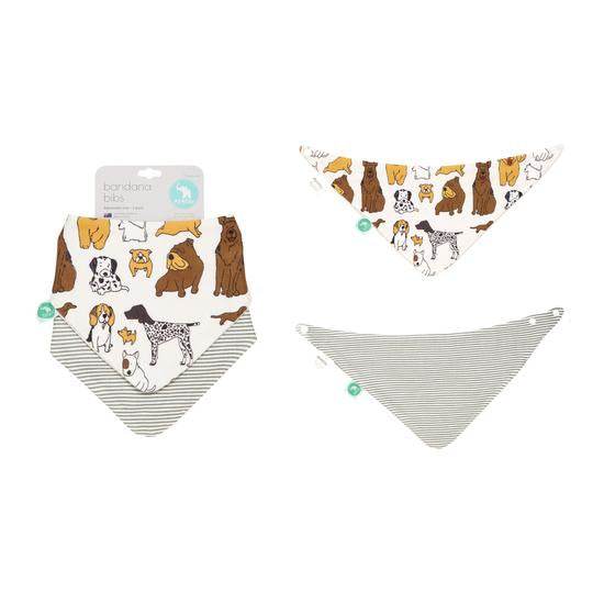 All 4 Ella Reversible Bandana Bibs 2 Pack - Dog Breed - Outlet Shop For Kids
